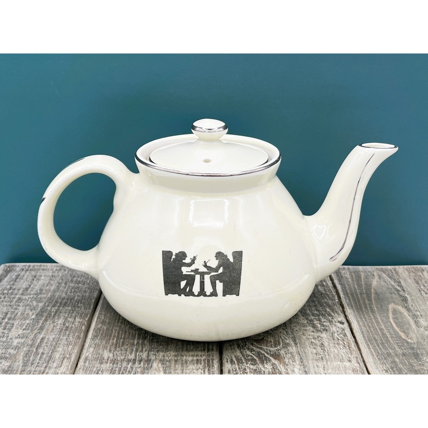 Vintage Hall China Silhouette Streamline Teapot