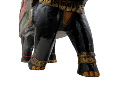 Handcrafted Decorative Wooden Elephant Figurine