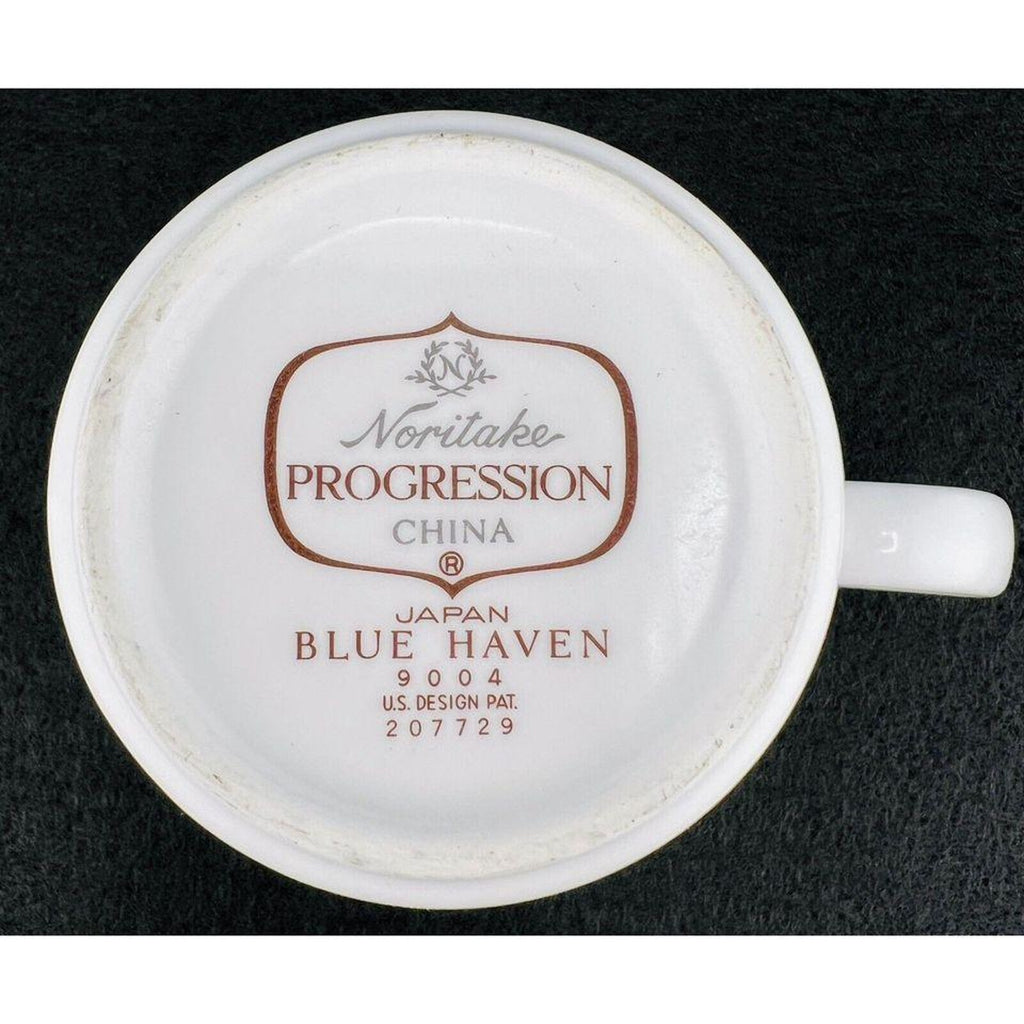 Noritake "Blue Haven" Tea Cup & Saucer - Near Mint!
