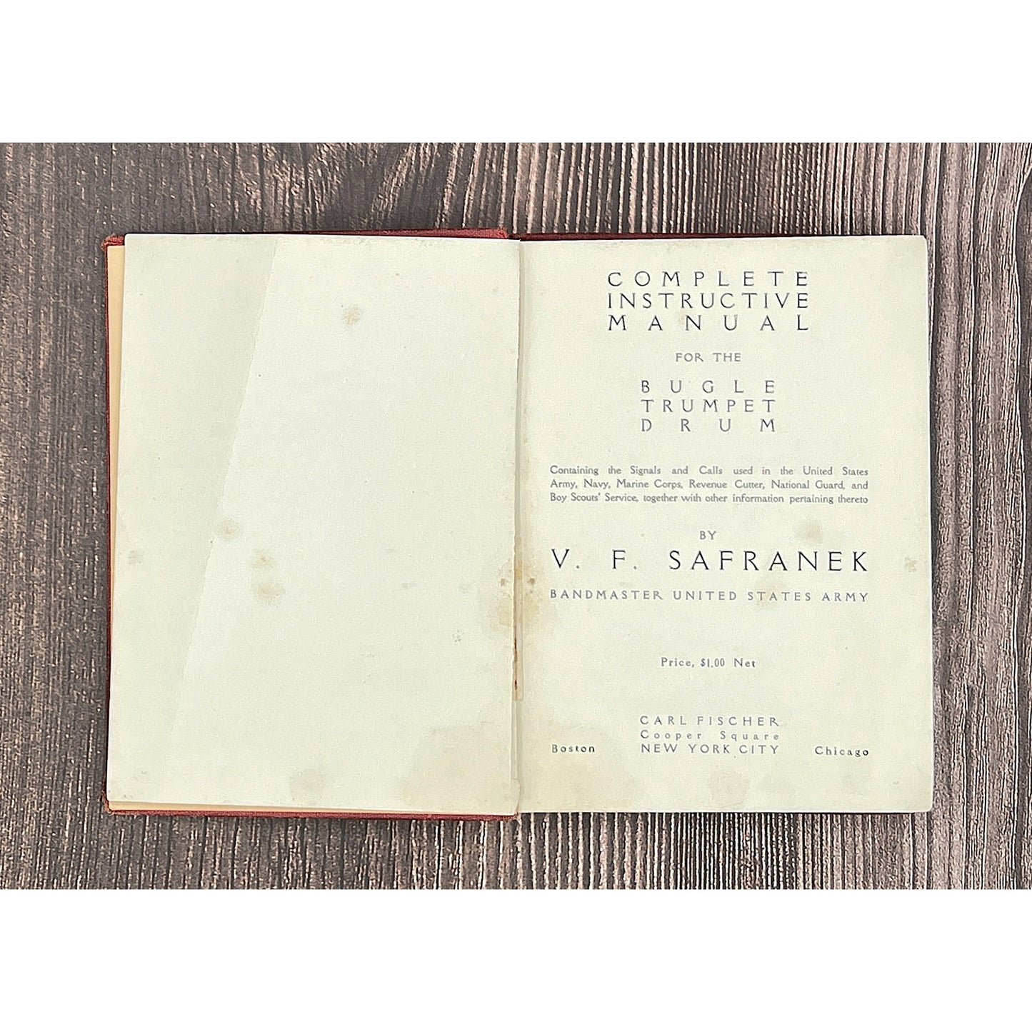 Antique Military Books: "Armament and History" & "Complete Instructive Manual for the Bugle, Trumpet, and Drum"