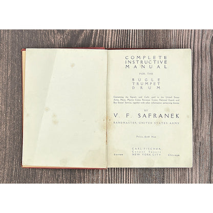 Antique Military Books: "Armament and History" & "Complete Instructive Manual for the Bugle, Trumpet, and Drum"