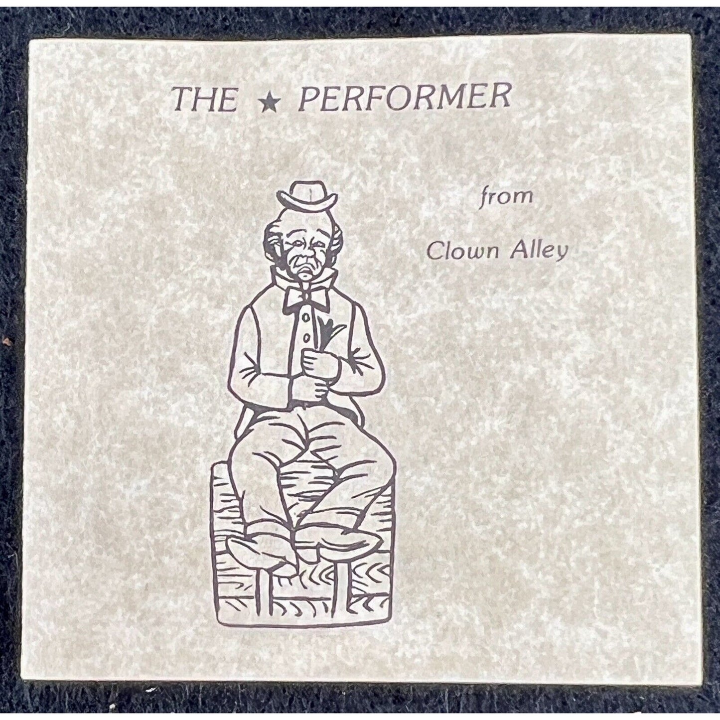 Mosser Glass Clown Alley The Performer Sambo Ohio 1982 w box- 4th in Series