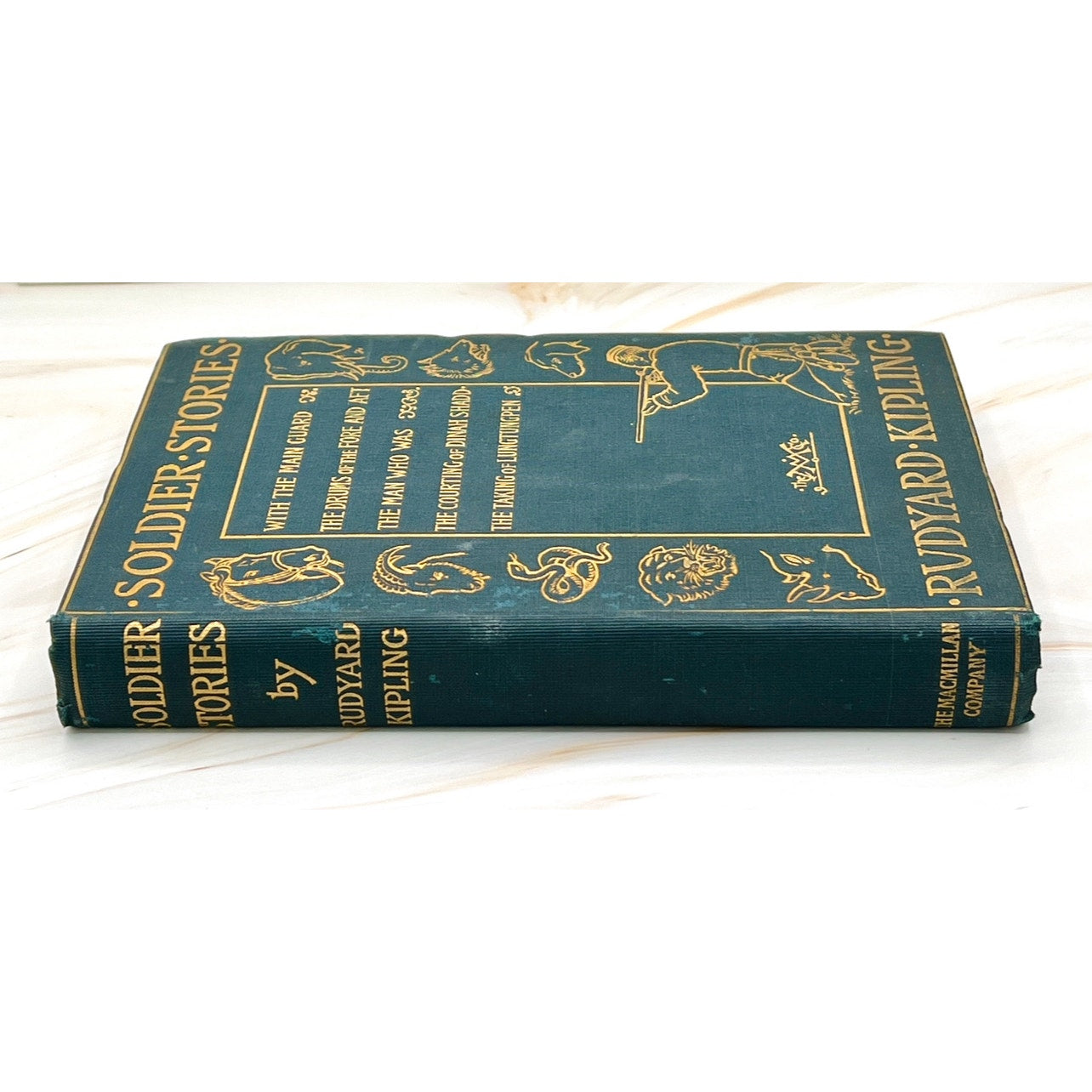 Antique "Soldier Stories" by Rudyard Kipling (1897)