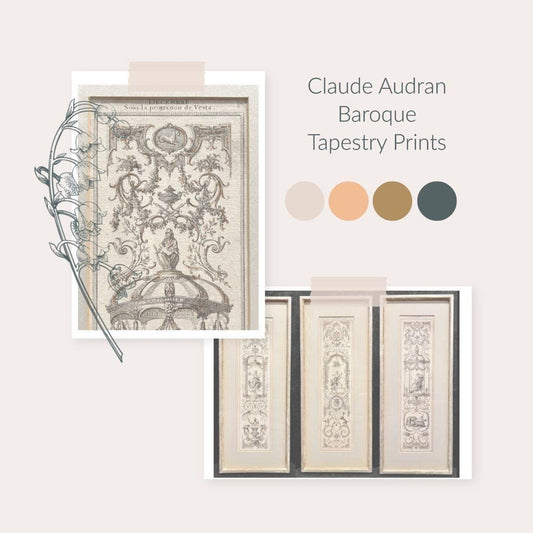 Les Doize Mois Grotesques by Claude Audran- Oct Nov Dec