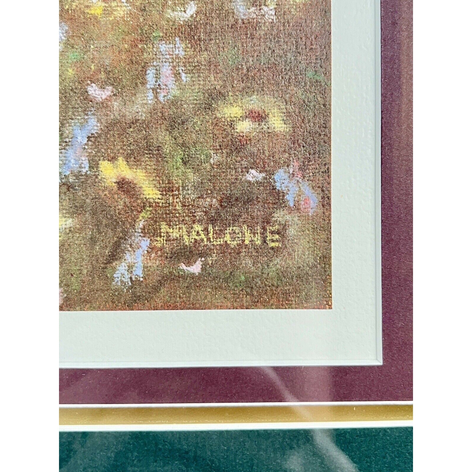 Betty Malone “Flowers for Mommy” 20” x 23” Framed Lithograph