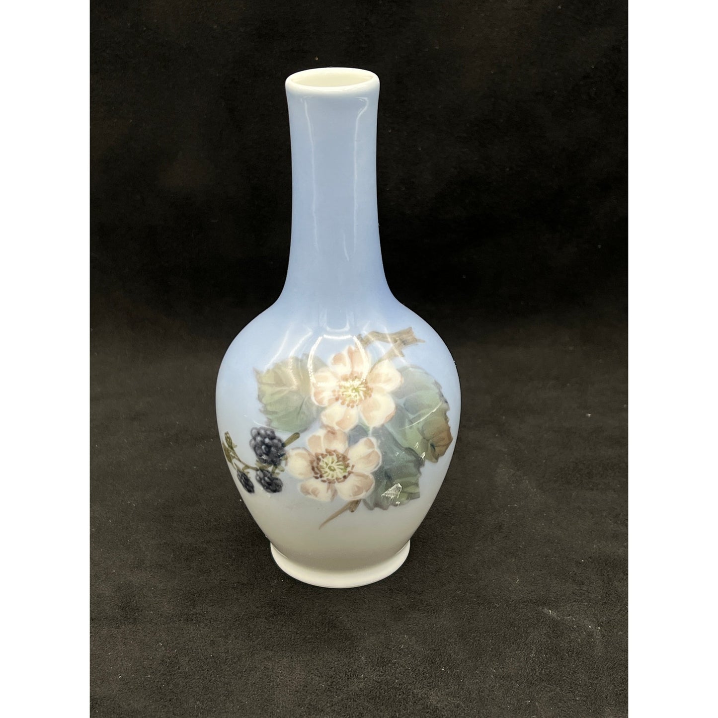 Vintage Royal Copenhagen Hand-Painted Porcelain Vase, No. 288 43A