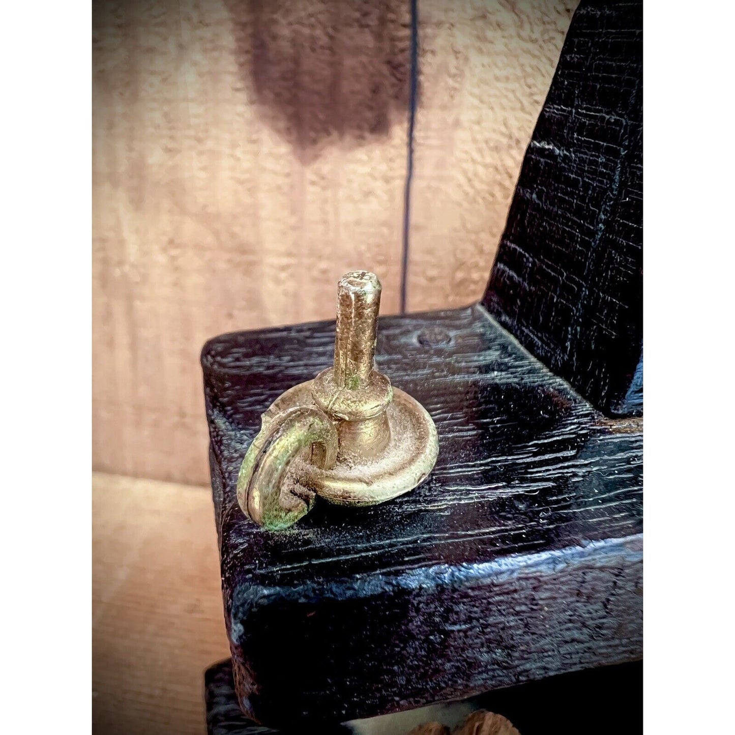 Colonial Dollhouse Miniature Vintage Fireplace Diorama