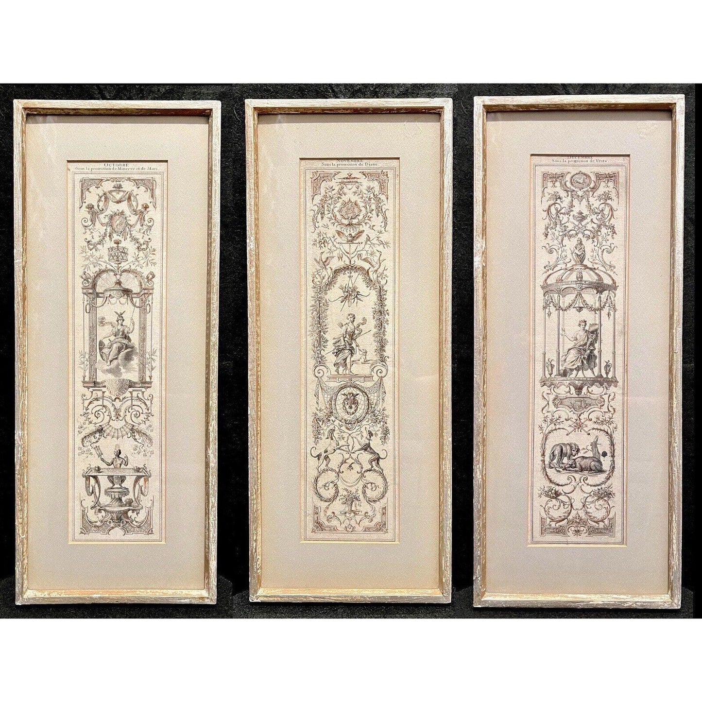 Les Doize Mois Grotesques by Claude Audran- Oct Nov Dec