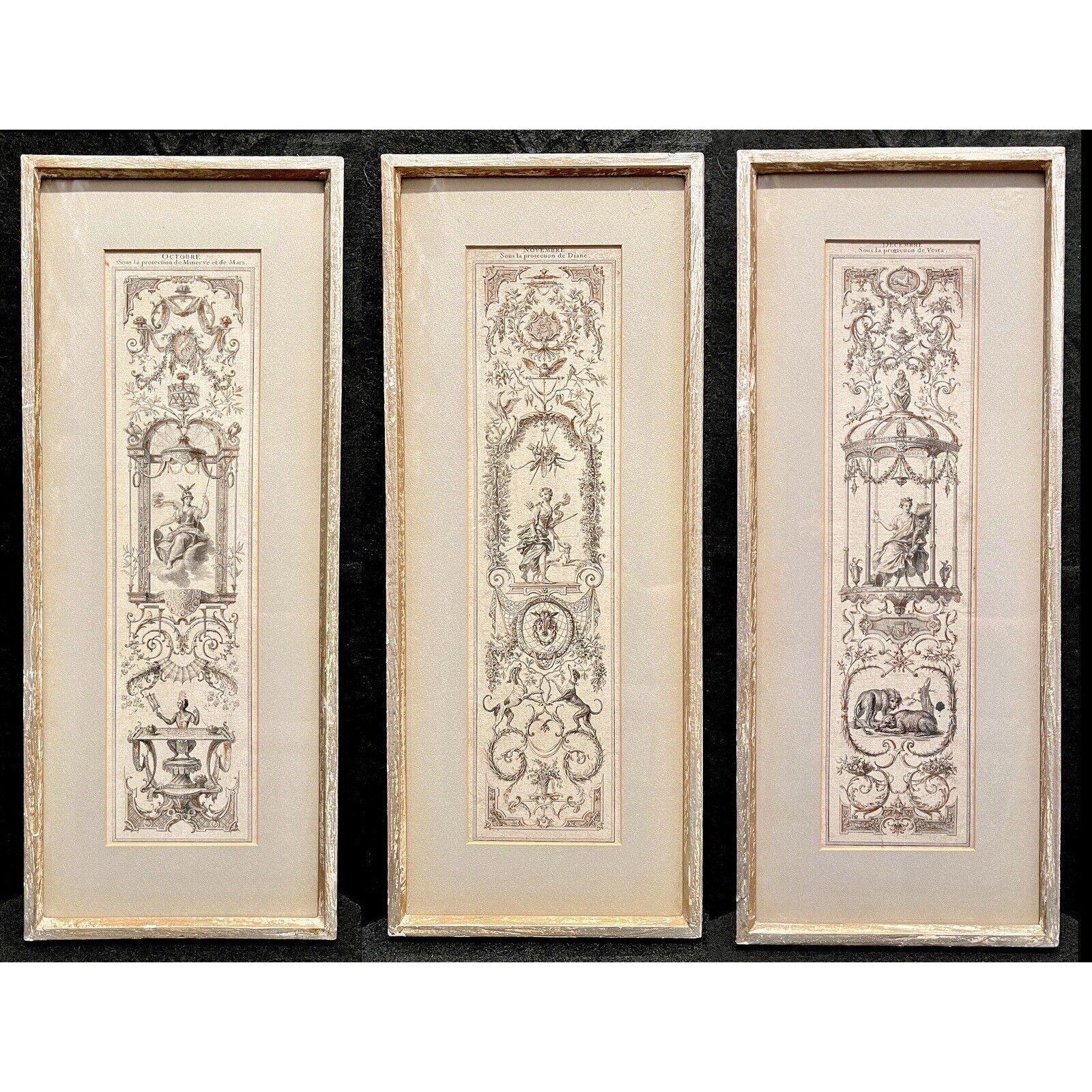 Les Doize Mois Grotesques by Claude Audran- Oct Nov Dec