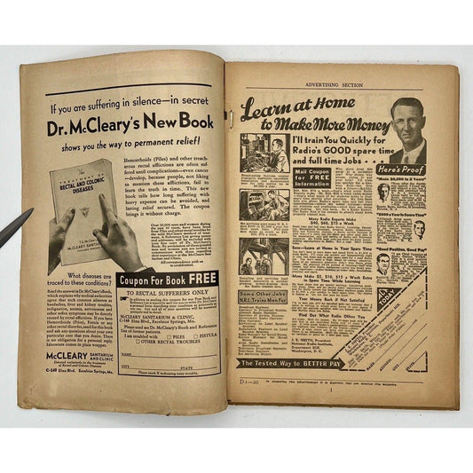 Detective Fiction Weekly Pulp Magazine- July 20, 1935 Volume 95 #1- GD - That’s My JAmm