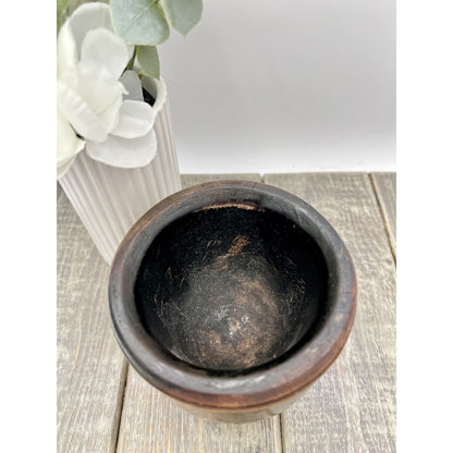 Antique Wooden Mortar and Pestle
