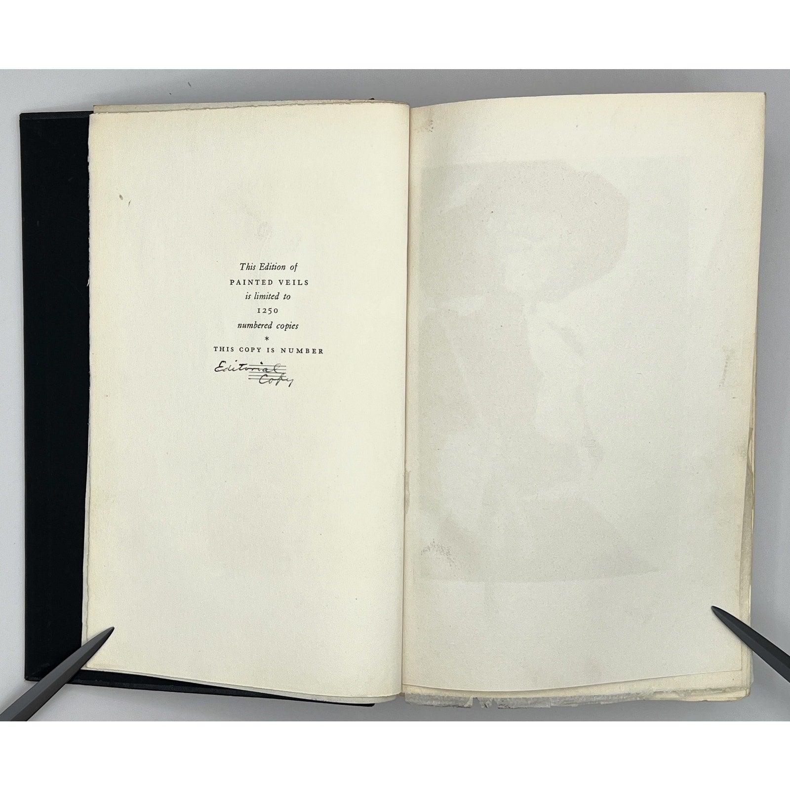 Painted Veils by James Huneker, Rare 1929 Illustrated Editorial Copy - That’s My JAmm