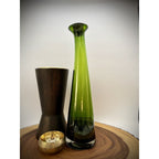 Blenko Emerald Green 12” Bud Vase or Oil Cruet