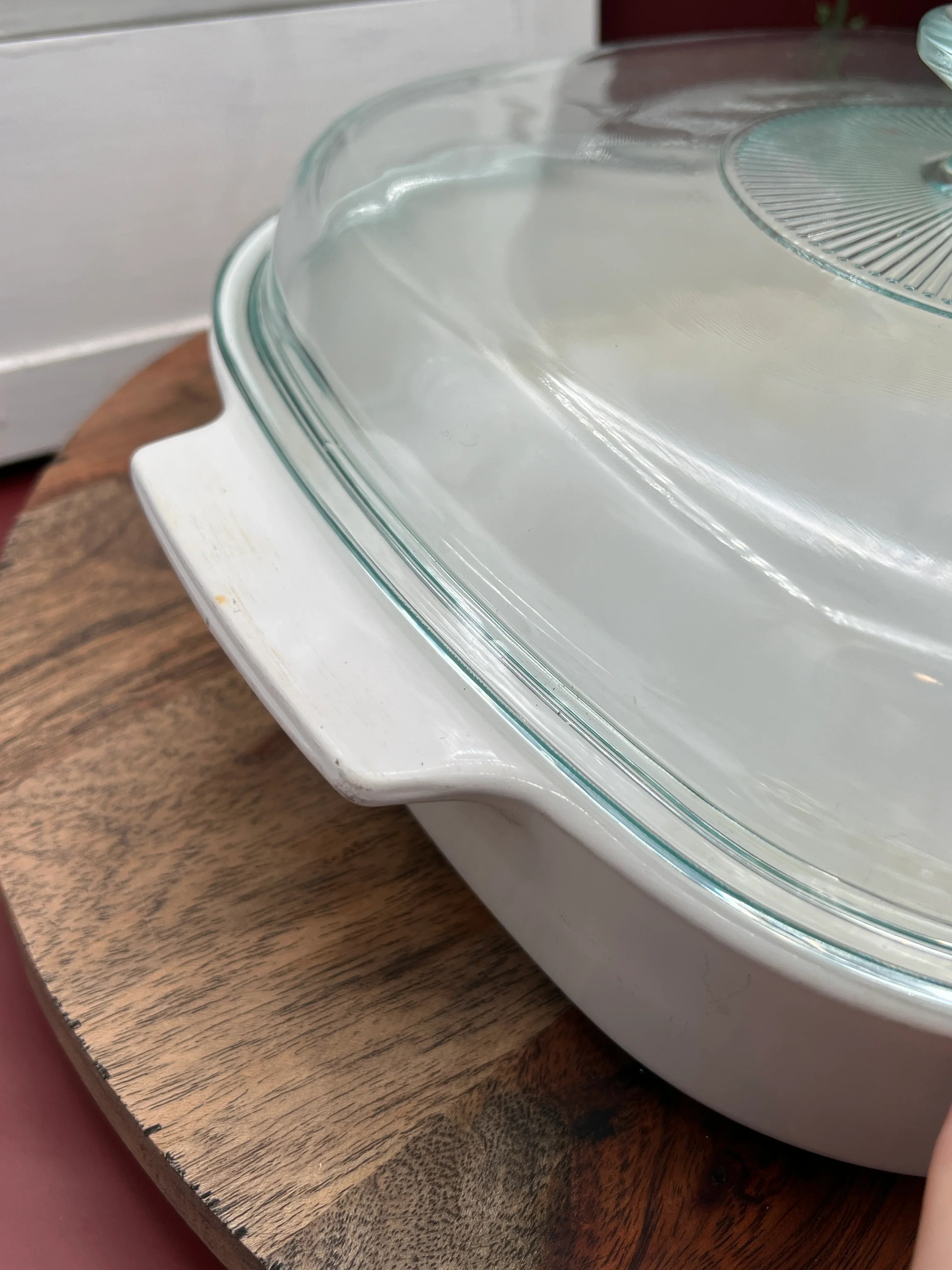 Vintage Corning Ware Le Romarin A-10-B Casserole Dish with Pyrex Lid