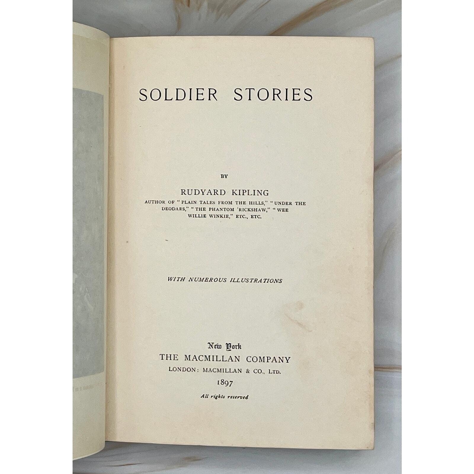 Soldier Stories, by Rudyard Kipling (1897, Second Printing) - That’s My JAmm