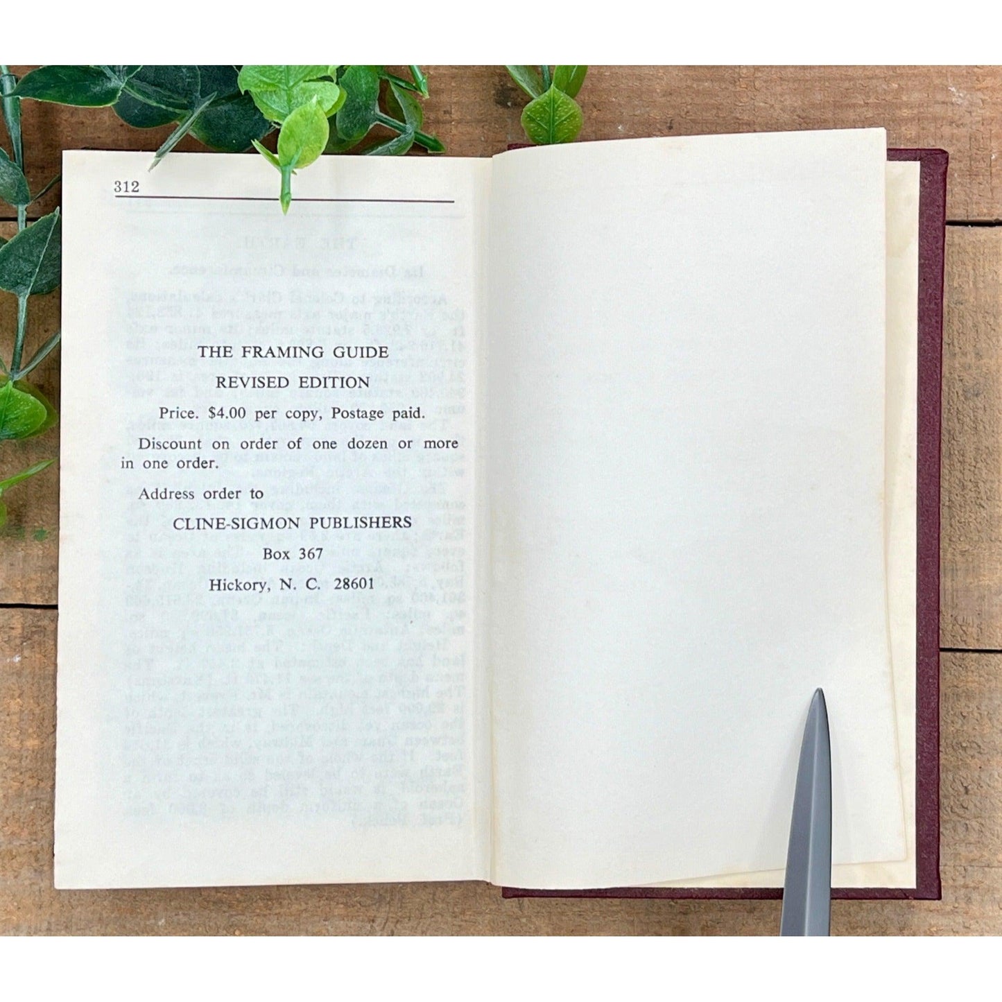 Vintage 1970s "A Framing Guide & Steel Square" Book by Sigmon with Sargent 12” x 8” Steel Square - That’s My JAmm