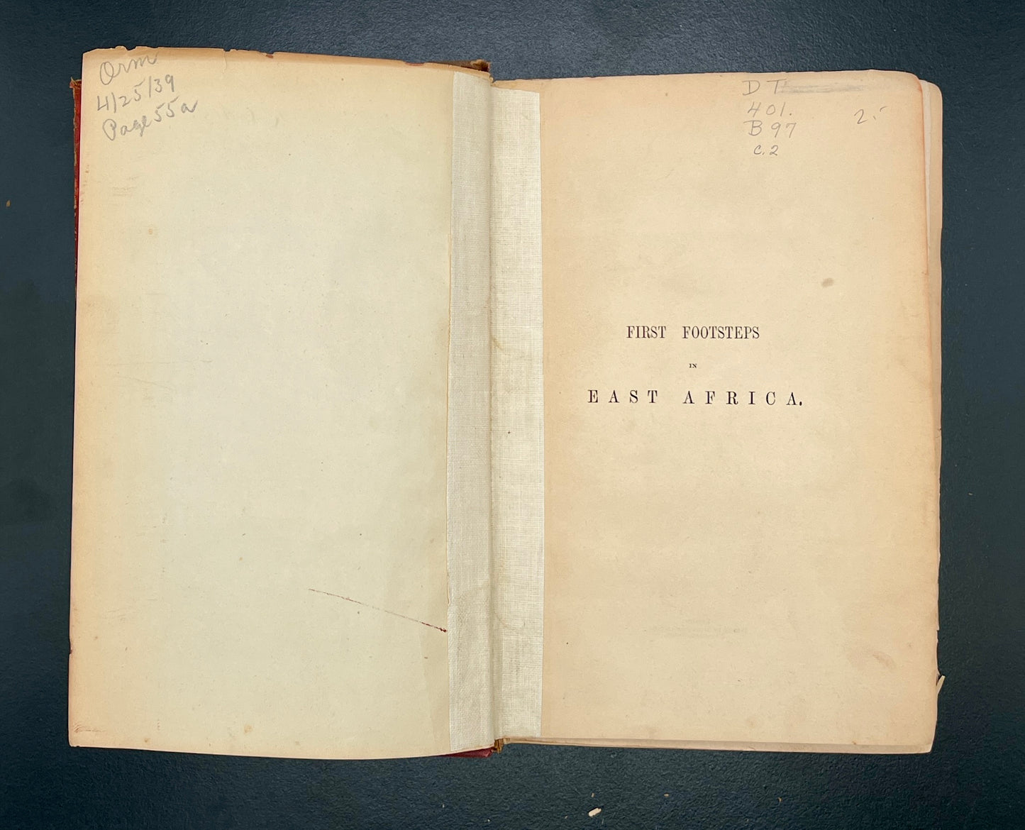 First Footsteps in East Africa, Richard F Burton, 1856 1st Edition