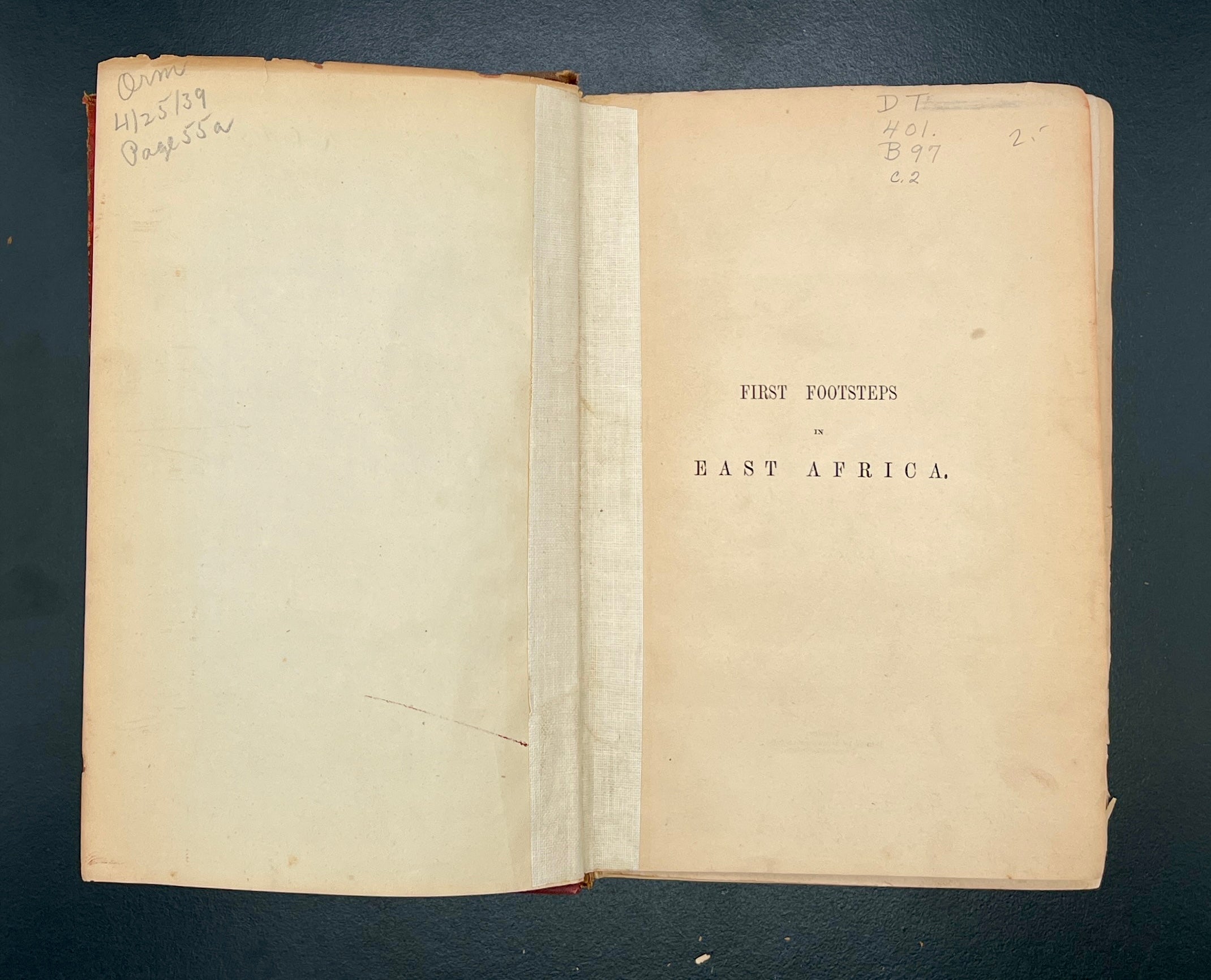 First Footsteps in East Africa, Richard F Burton, 1856 1st Edition