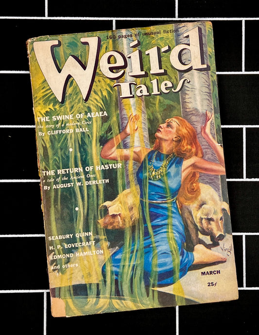 Vintage Weird Tales Magazine March 1939 Pulp Fiction Collectible