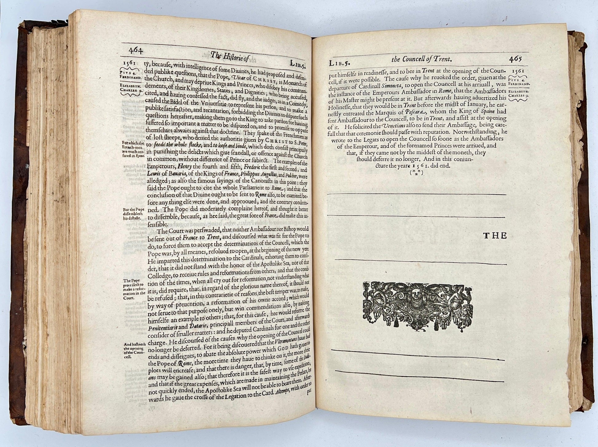 The Historie of the Councel of Trent, 1620 First English Edition w/ Inscriptions - That’s My JAmm