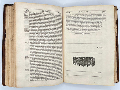 The Historie of the Councel of Trent, 1620 First English Edition w/ Inscriptions - That’s My JAmm