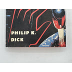 Book cover with 'Philip K. Dick' text on a black background
