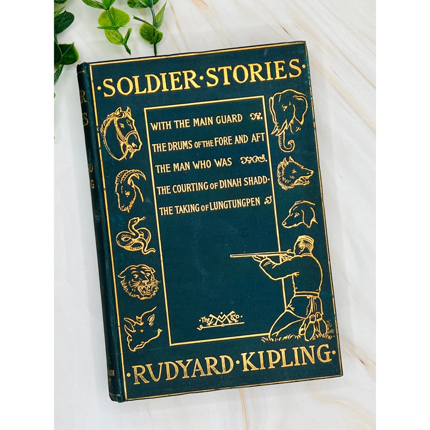 Antique "Soldier Stories" by Rudyard Kipling (1897)