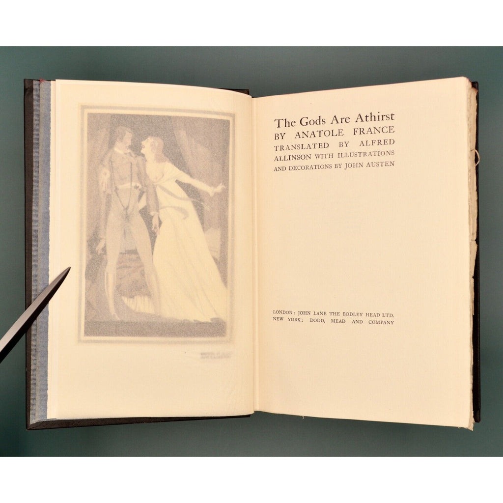 The Gods Are Athirst, by Anatole France, 1927 Illustrated Edition
