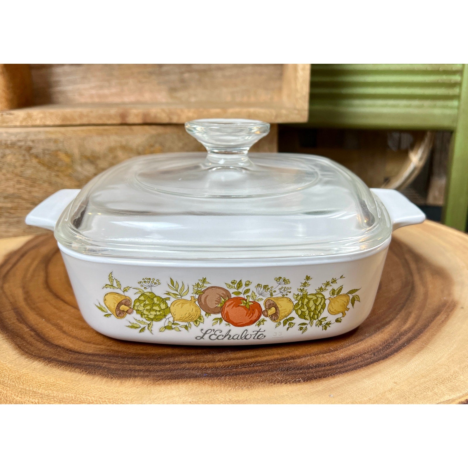 Collection of Three Vintage Corning Ware Spice of Life Dishes