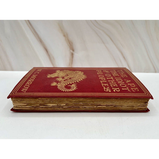 The Ape, The Idiot & Other People W. C. Morrow First Edition 1st Printing [1897]