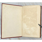 Open first edition 1897 The Ape, The Idiot & Other People by W. C. Morrow; aged blank pages.