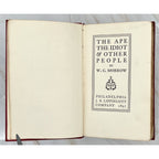 The Ape The Idiot & Other People title page, W. C. Morrow, Philadelphia J. B. Lippincott Company 1897 first edition.