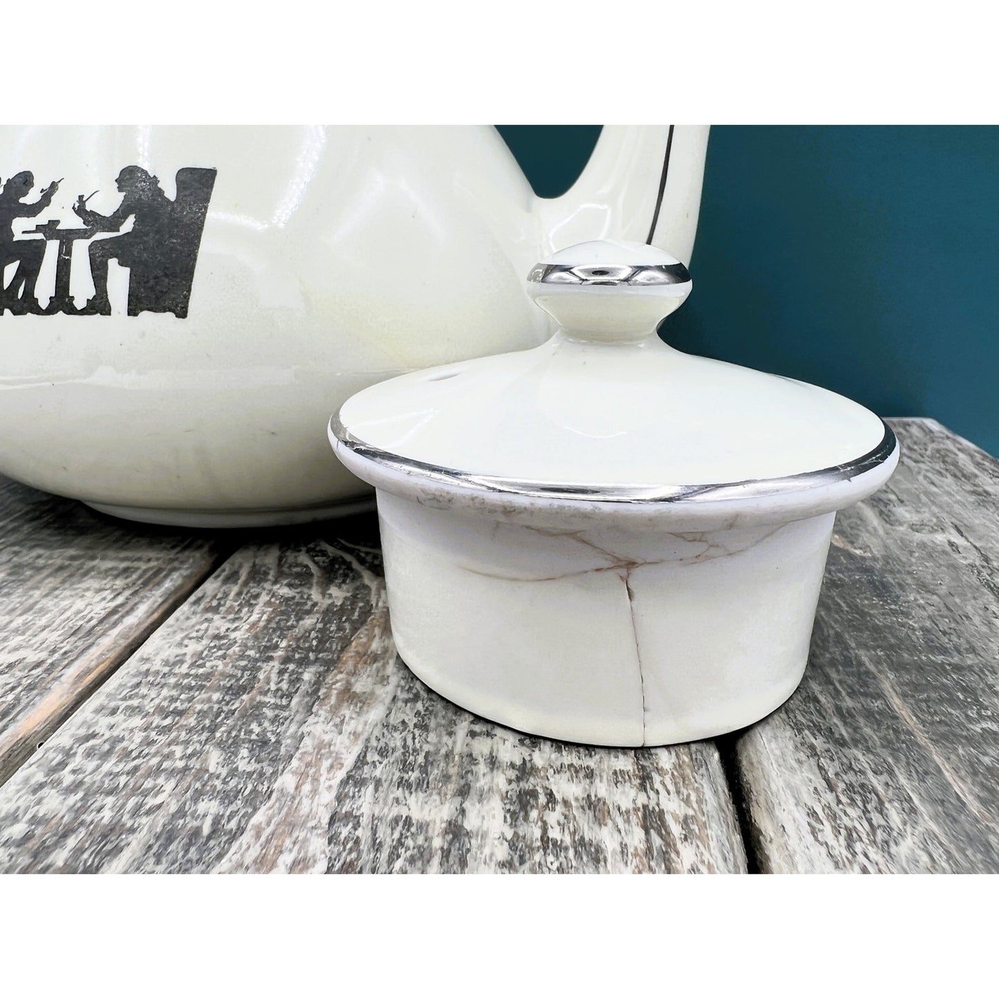 Vintage Hall China Silhouette Streamline Teapot