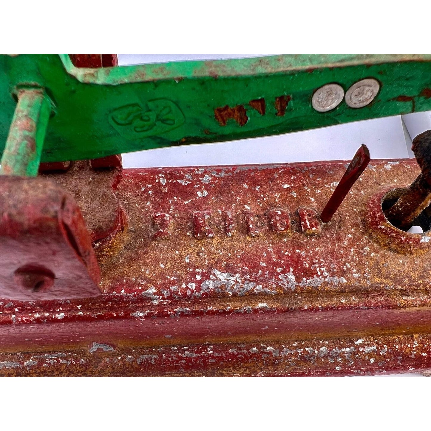 Antique FORCE 2 KILO G Cast Iron Balance Scale