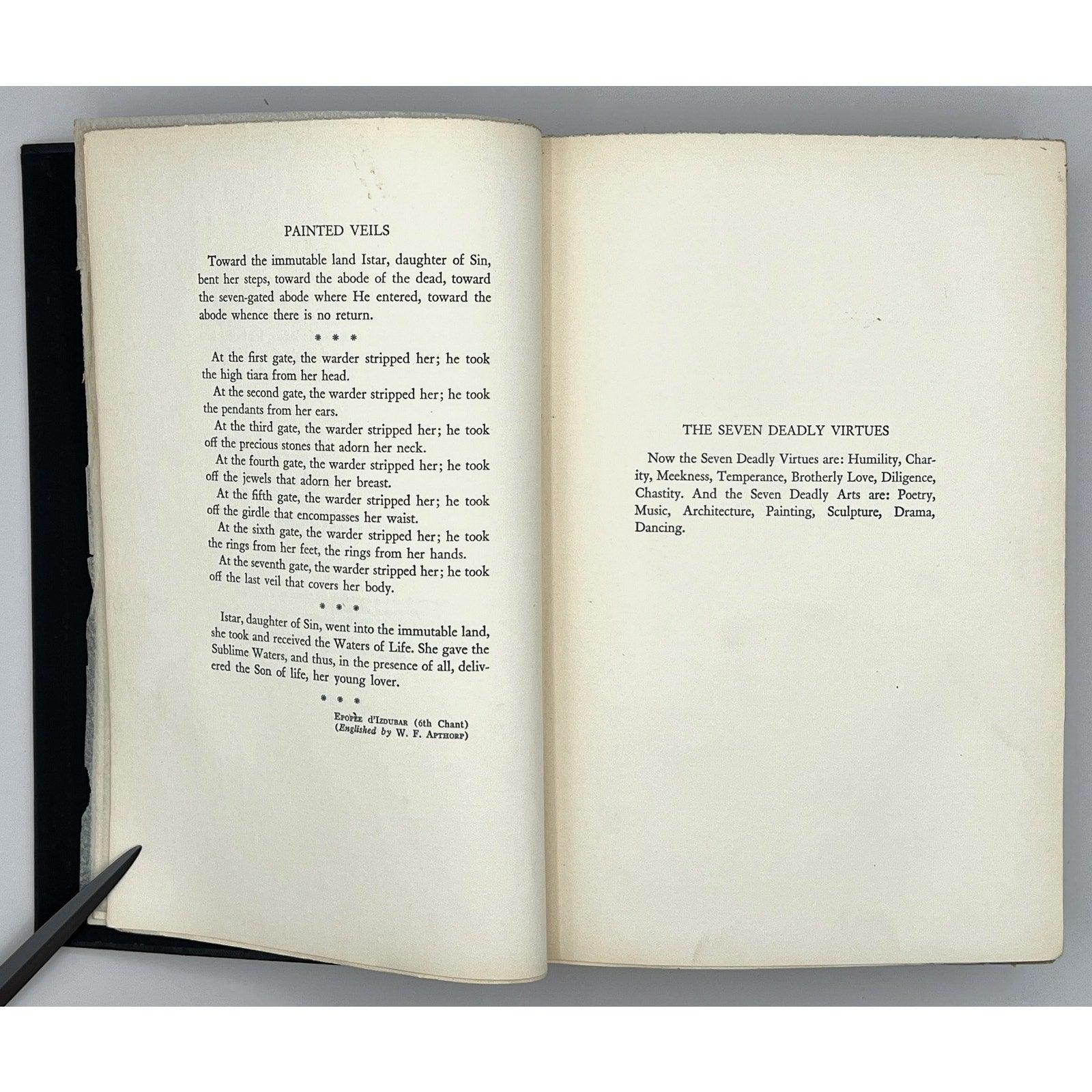 Painted Veils by James Huneker, Rare 1929 Illustrated Editorial Copy - That’s My JAmm