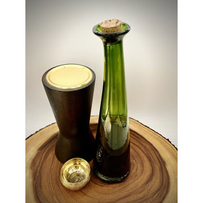 Blenko Emerald Green 12” Bud Vase or Oil Cruet