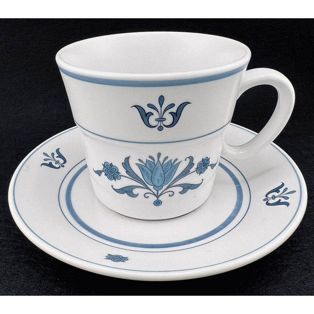 Noritake "Blue Haven" Tea Cup & Saucer - Near Mint!