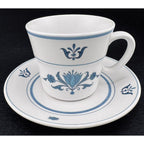 Noritake "Blue Haven" Tea Cup & Saucer - Near Mint!