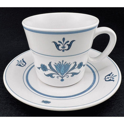 Noritake "Blue Haven" Tea Cup & Saucer - Near Mint!
