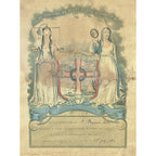 United Patriots Benefit & Provident Society Membership Certificate- 1861