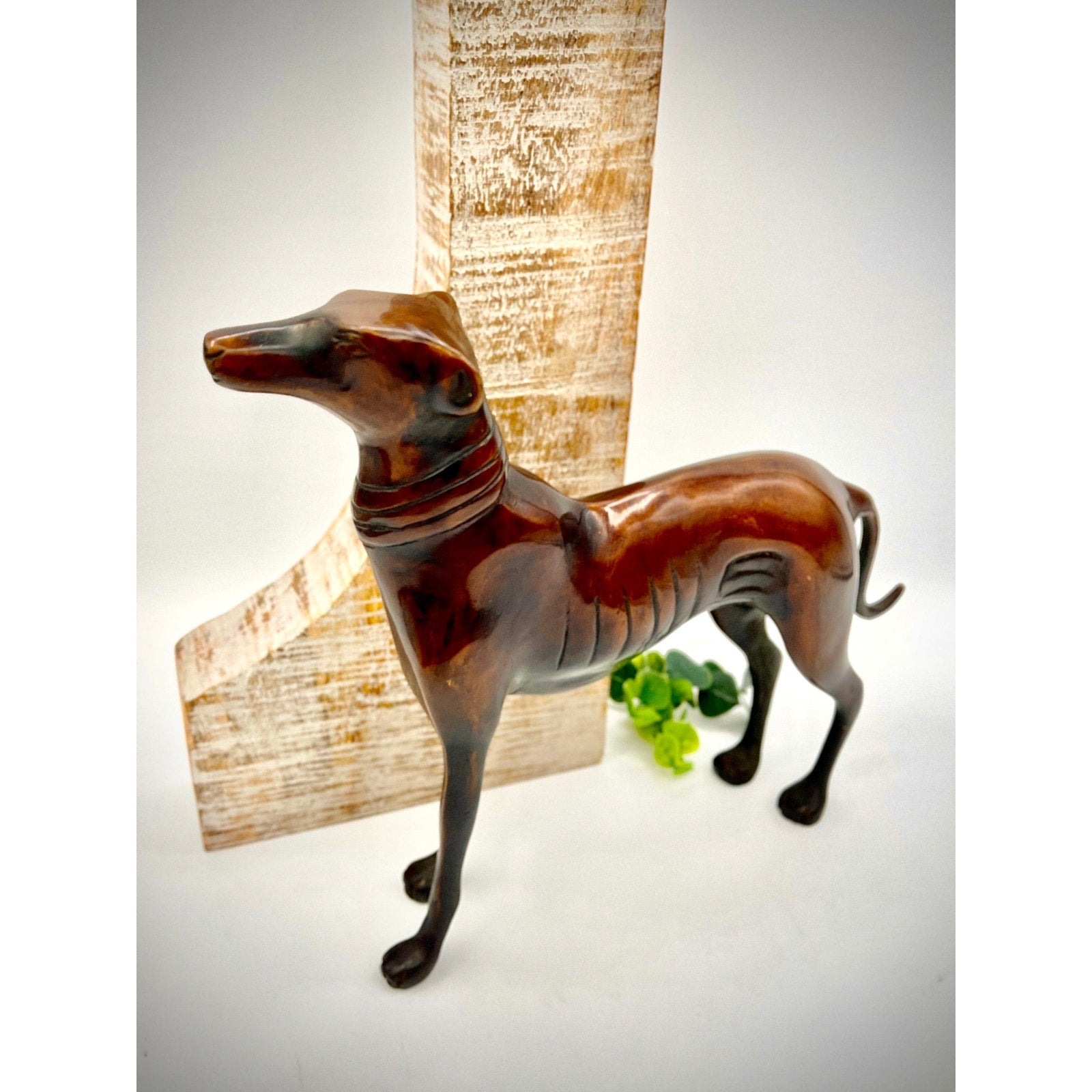 Bronze Vintage Greyhound Figurine