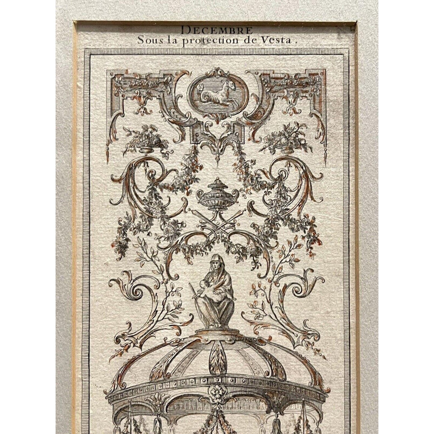 Les Doize Mois Grotesques by Claude Audran- Oct Nov Dec