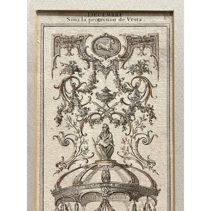 Les Doize Mois Grotesques by Claude Audran- Oct Nov Dec