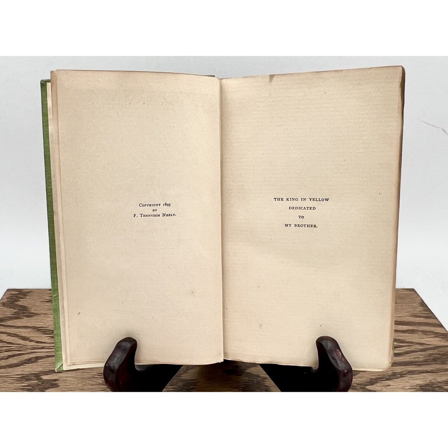 The King in Yellow - Robert Chambers, Signed and Inscribed 1895 First Edition