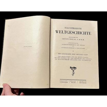 Illustrierte Weltgeschichte 4th Vol by Gefion-Verlag in German- 1920s