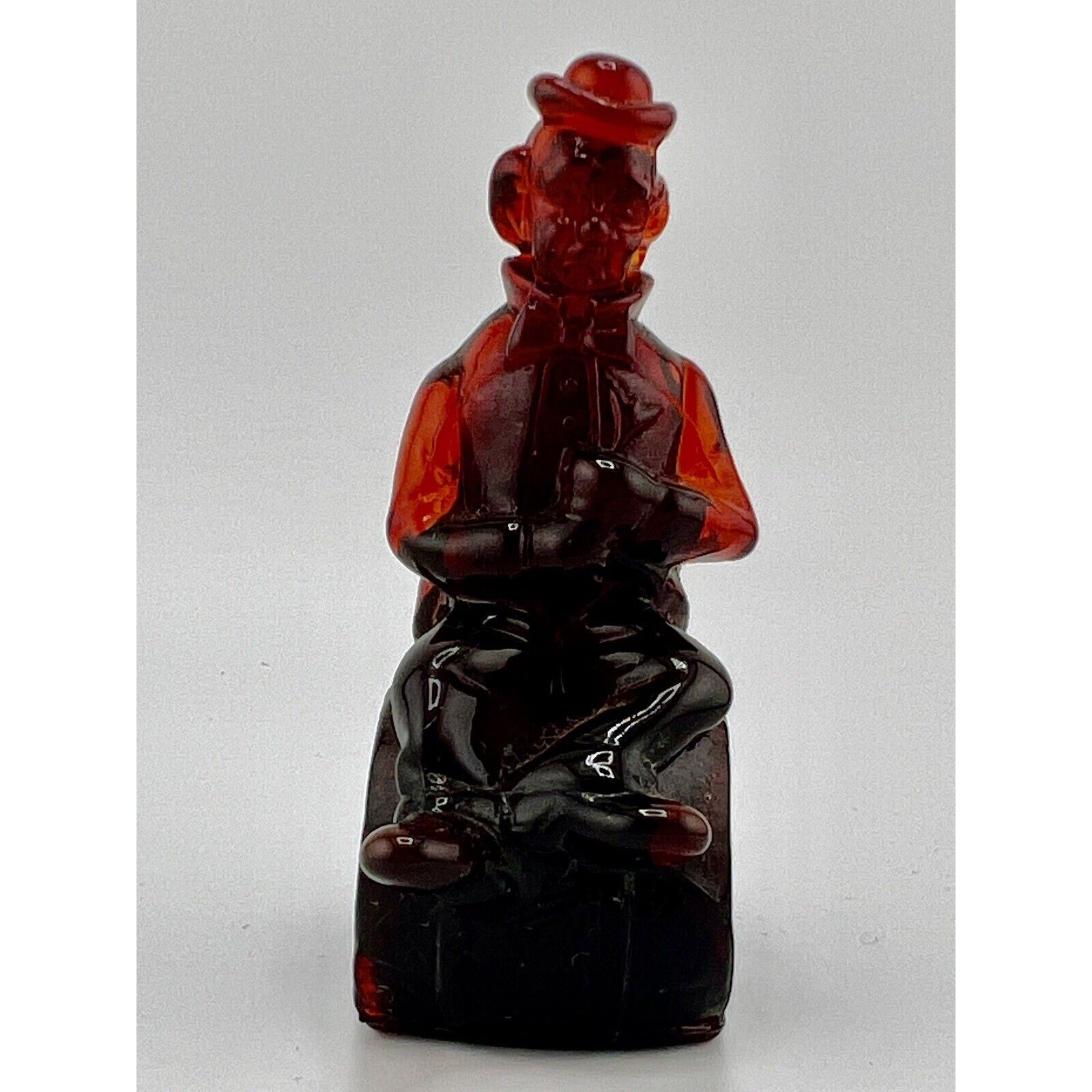 Mosser Glass Clown Alley The Performer Sambo Ohio 1982 w box- 4th in Series