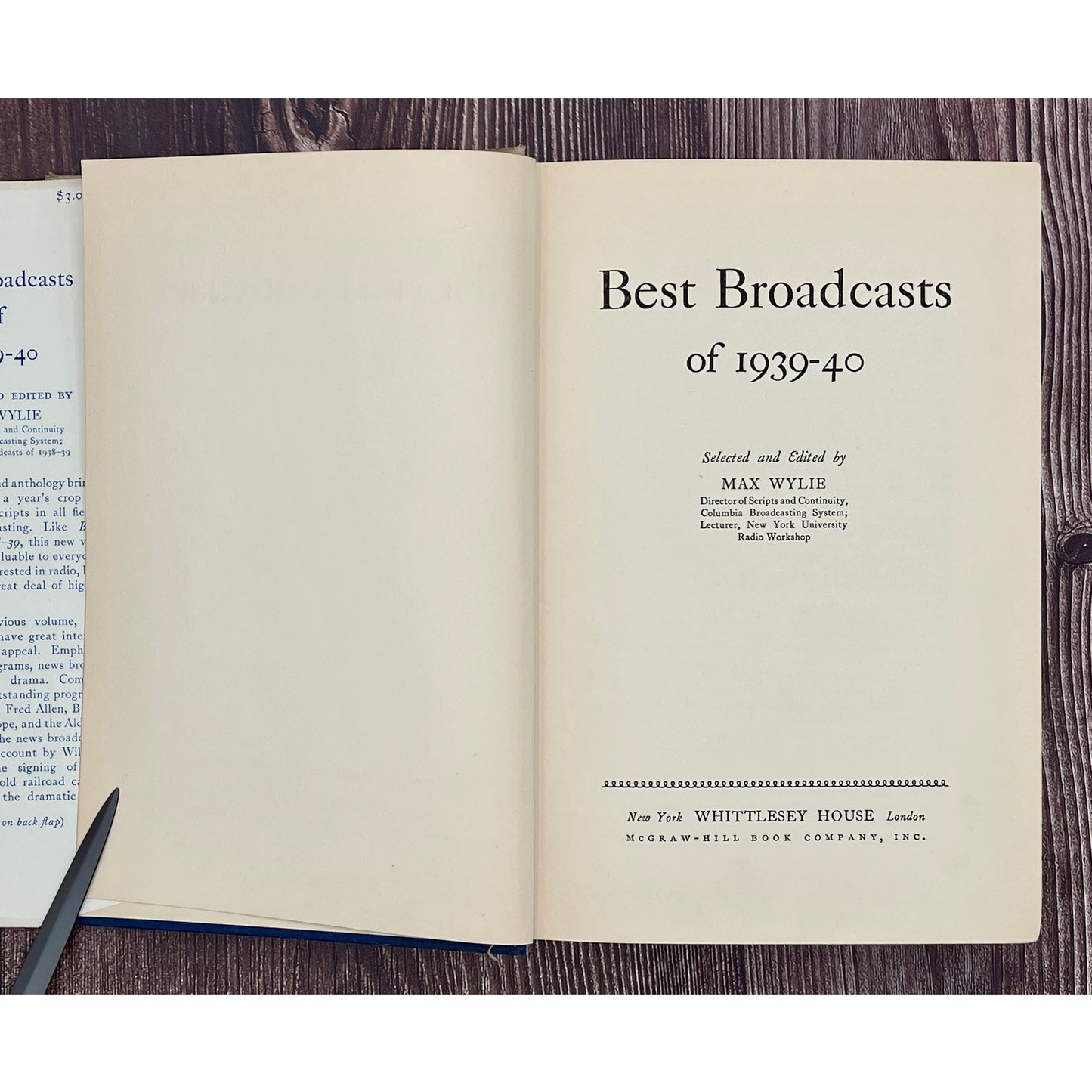 Best Broadcasts of 1939-40 by Max Wylie