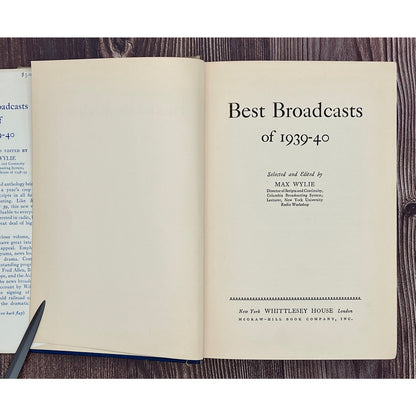 Best Broadcasts of 1939-40 by Max Wylie