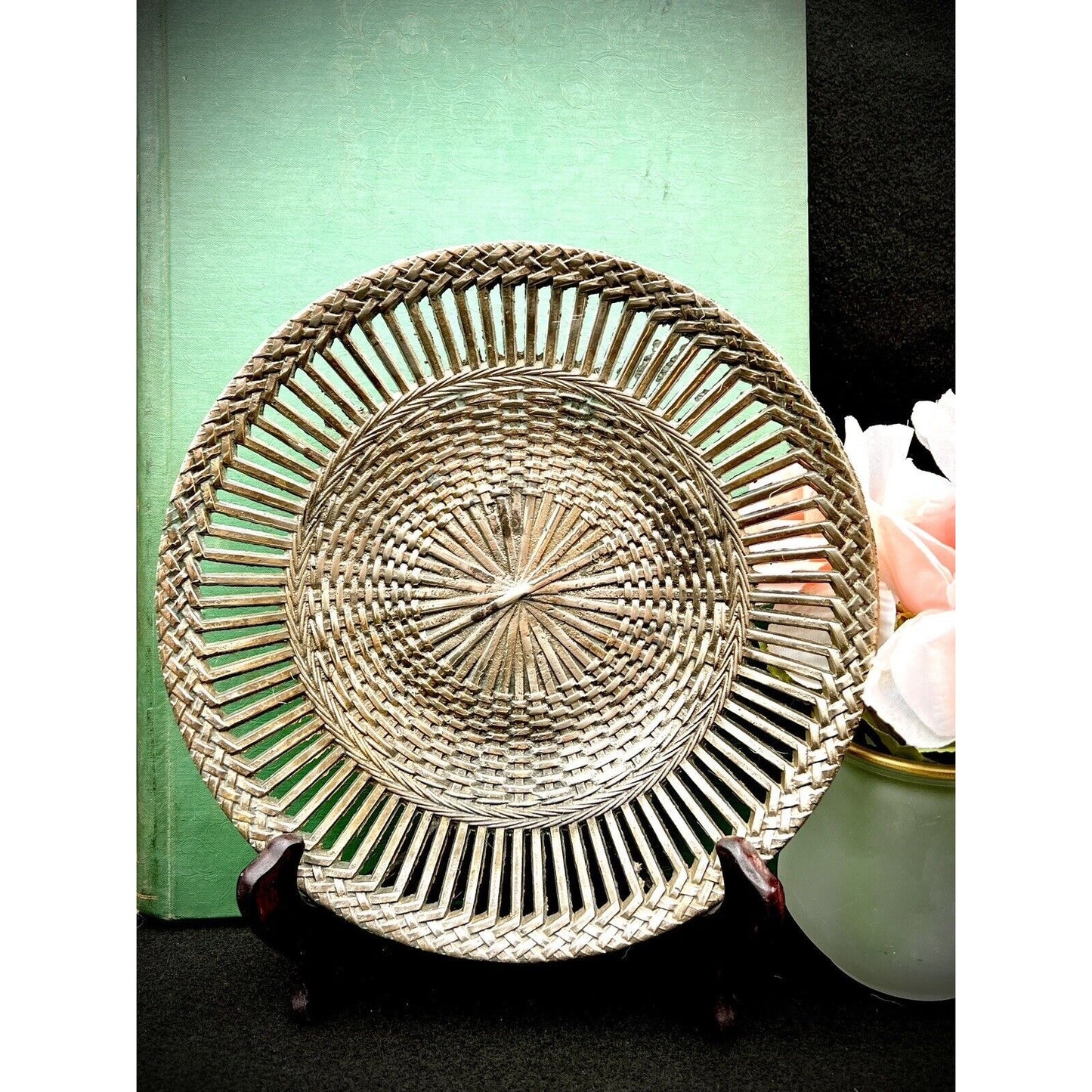 Italian Vintage Reticulated Brass Bowl