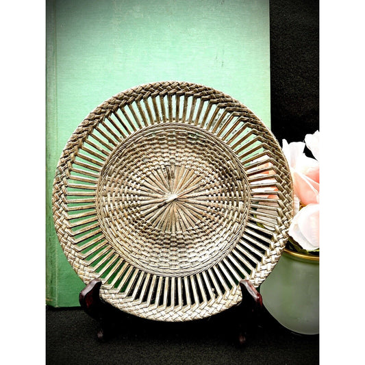 Italian Vintage Reticulated Brass Bowl